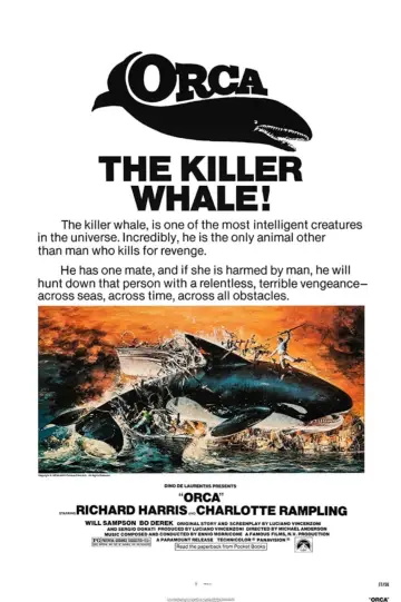 Poster to the movie "Orca" #901776