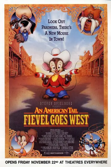 Poster to the movie "An American Tail: Fievel Goes West" #907497