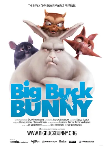 Poster to the movie "Big Buck Bunny" #1026778