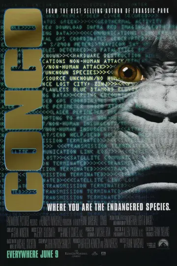 Poster to the movie "Congo" #701620