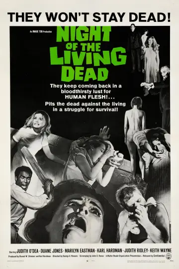 Poster to the movie "Night of the Living Dead" #697298