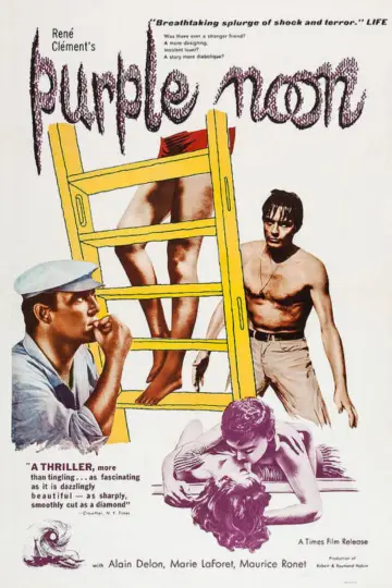 Poster to the movie "Purple Noon" #898579