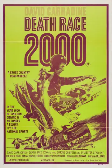 Poster to the movie "Death Race 2000" #921806