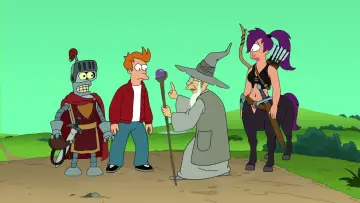 Backdrop to the movie "Futurama: Bender