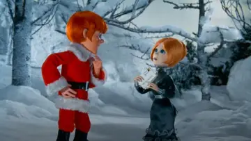 Backdrop to the movie "Santa Claus Is Comin