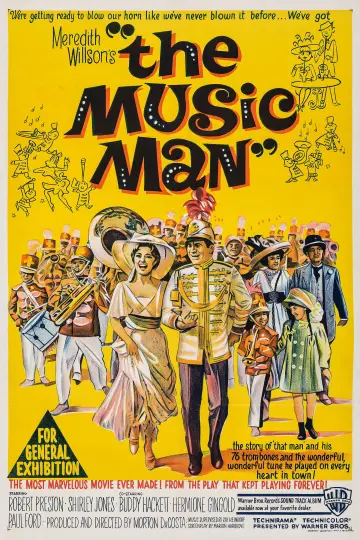 Poster to the movie "The Music Man" #1034254