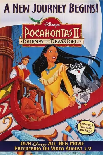 Poster to the movie "Pocahontas II: Journey to a New World" #83818
