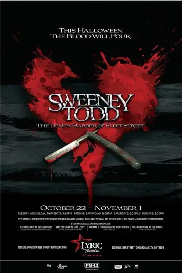 Poster to the movie "Sweeney Todd: The Demon Barber of Fleet Street" #660737