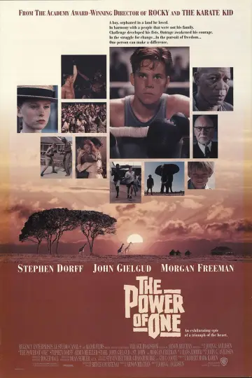 Poster to the movie "The Power of One" #1071396