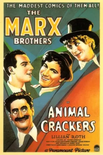 Poster to the movie "Animal Crackers" #1298380