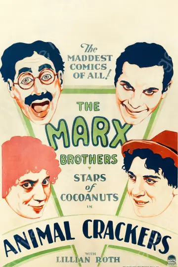 Poster to the movie "Animal Crackers" #1298385