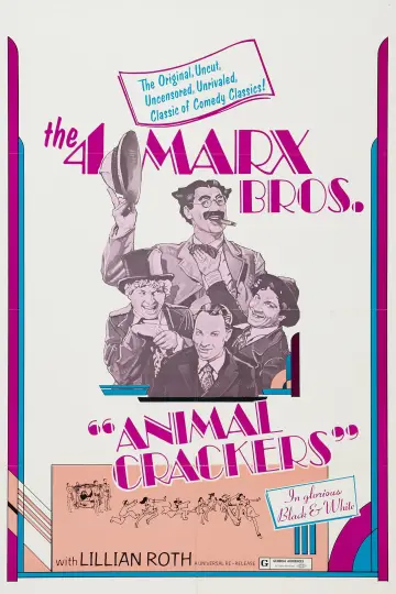 Poster to the movie "Animal Crackers" #1298386