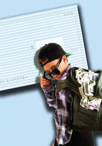 Poster to the movie "Blank Check" #895095