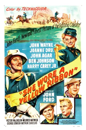 Poster to the movie "She Wore a Yellow Ribbon" #993608