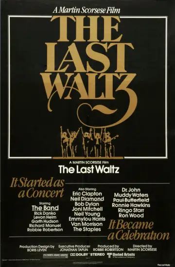 Poster to the movie "The Last Waltz" #1058106