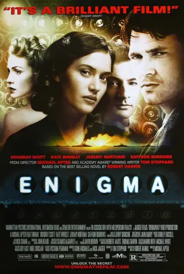 Poster to the movie "Enigma" #899891