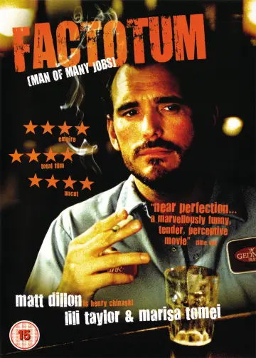 Poster to the movie "Factotum" #1096498