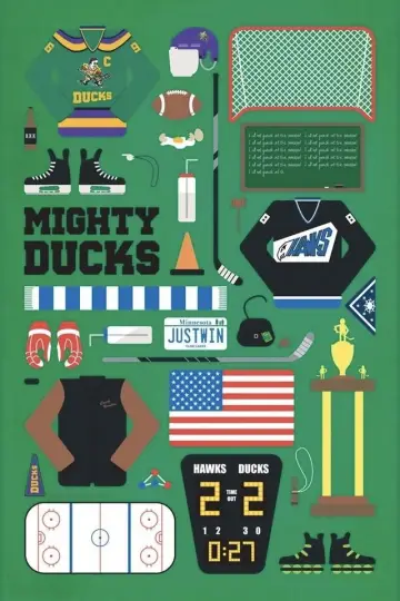 Poster to the movie "The Mighty Ducks" #998202