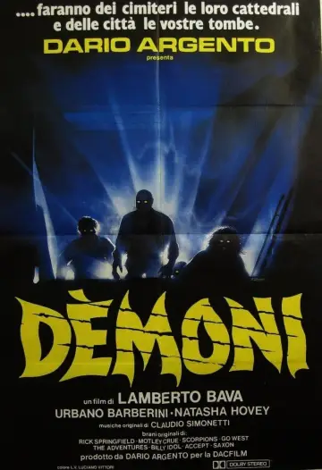 Poster to the movie "Demons" #478289