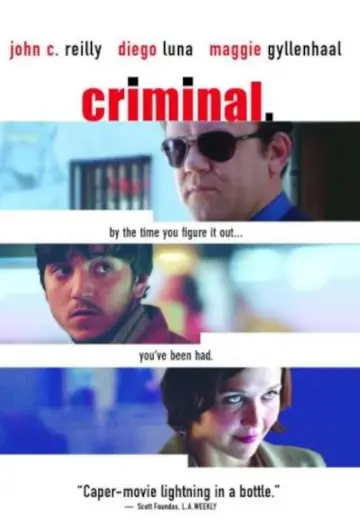 Poster to the movie "Criminal" #1106503