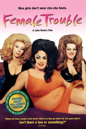 Poster to the movie "Female Trouble" #1143217