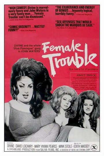 Poster to the movie "Female Trouble" #818252