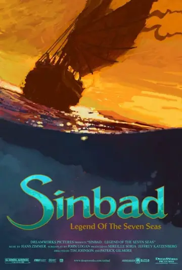 Poster to the movie "Sinbad: Legend of the Seven Seas" #969775