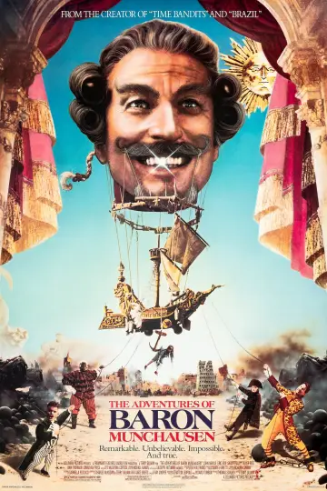 Poster to the movie "The Adventures of Baron Munchausen" #882327