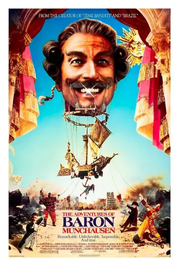 Poster to the movie "The Adventures of Baron Munchausen" #882343