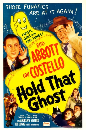 Poster to the movie "Hold That Ghost" #1041529