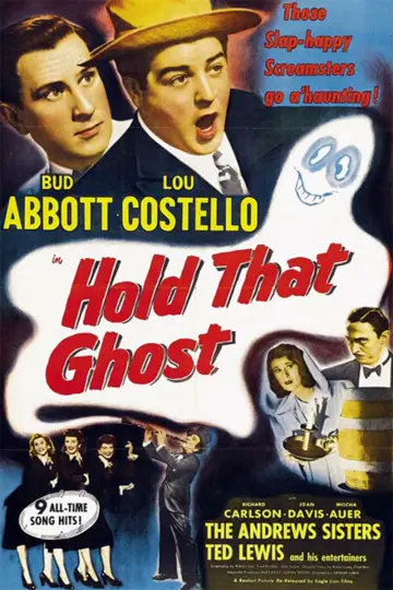 Poster to the movie "Hold That Ghost" #1041530