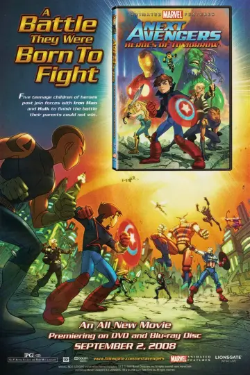 Poster to the movie "Next Avengers: Heroes of Tomorrow" #1032839