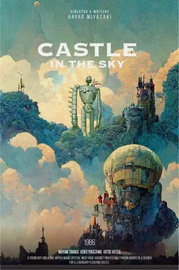 Poster to the movie "Castle in the Sky" #840837