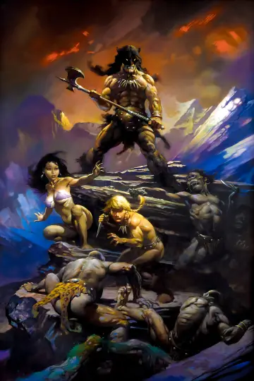 Poster to the movie "Fire and Ice" #1181222
