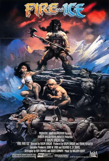 Poster to the movie "Fire and Ice" #902221