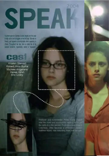 Poster to the movie "Speak" #973780