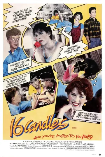 Poster to the movie "Sixteen Candles" #869805