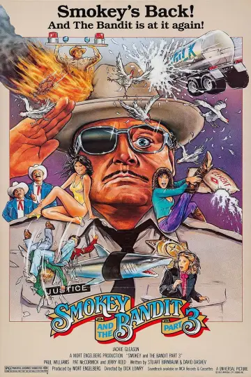 Poster to the movie "Smokey and the Bandit Part 3" #1028378