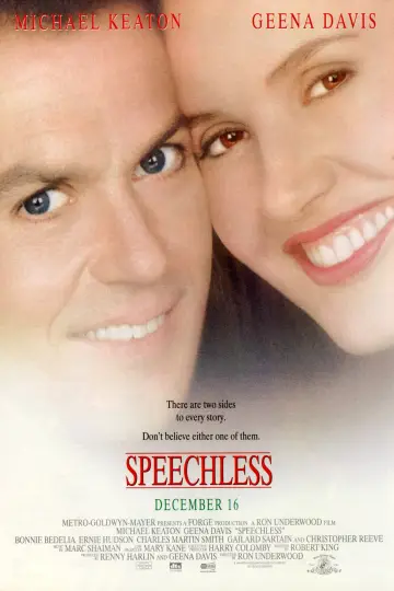 Poster to the movie "Speechless" #733820