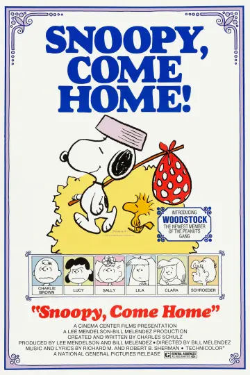 Poster to the movie "Snoopy, Come Home" #1058379