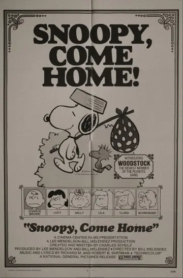 Poster to the movie "Snoopy, Come Home" #1058386