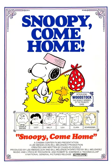 Poster to the movie "Snoopy, Come Home" #1058388