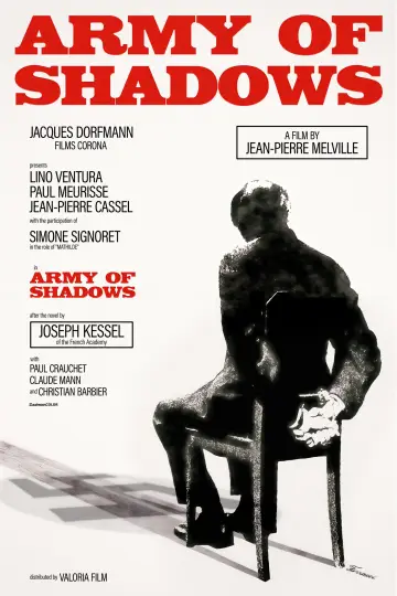 Poster to the movie "Army of Shadows" #751717