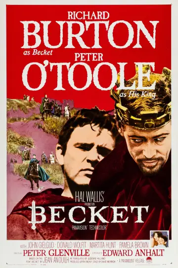 Poster to the movie "Becket" #1071123
