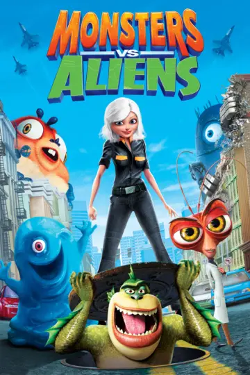 Poster to the movie "Monsters vs Aliens" #297128