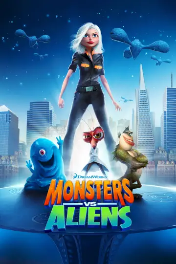 Poster to the movie "Monsters vs Aliens" #647971