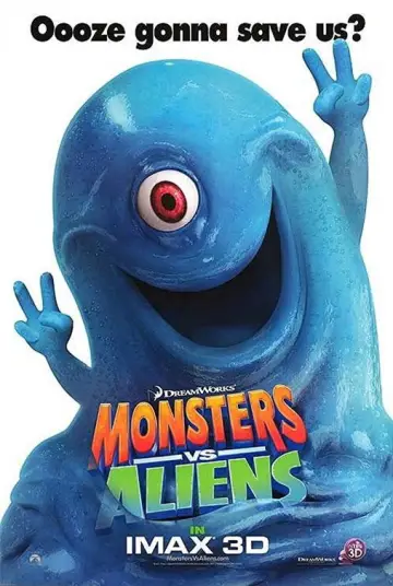 Poster to the movie "Monsters vs Aliens" #647975