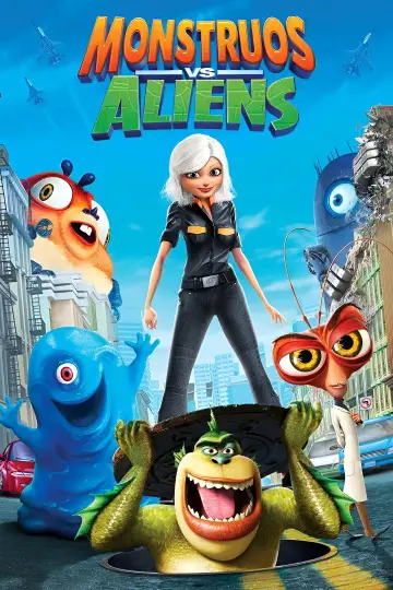 Poster to the movie "Monsters vs Aliens" #839079