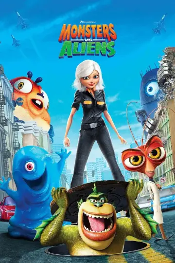 Poster to the movie "Monsters vs Aliens" #928395