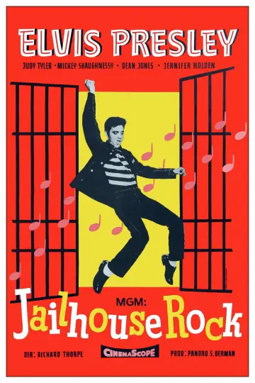 Poster to the movie "Jailhouse Rock" #1060611